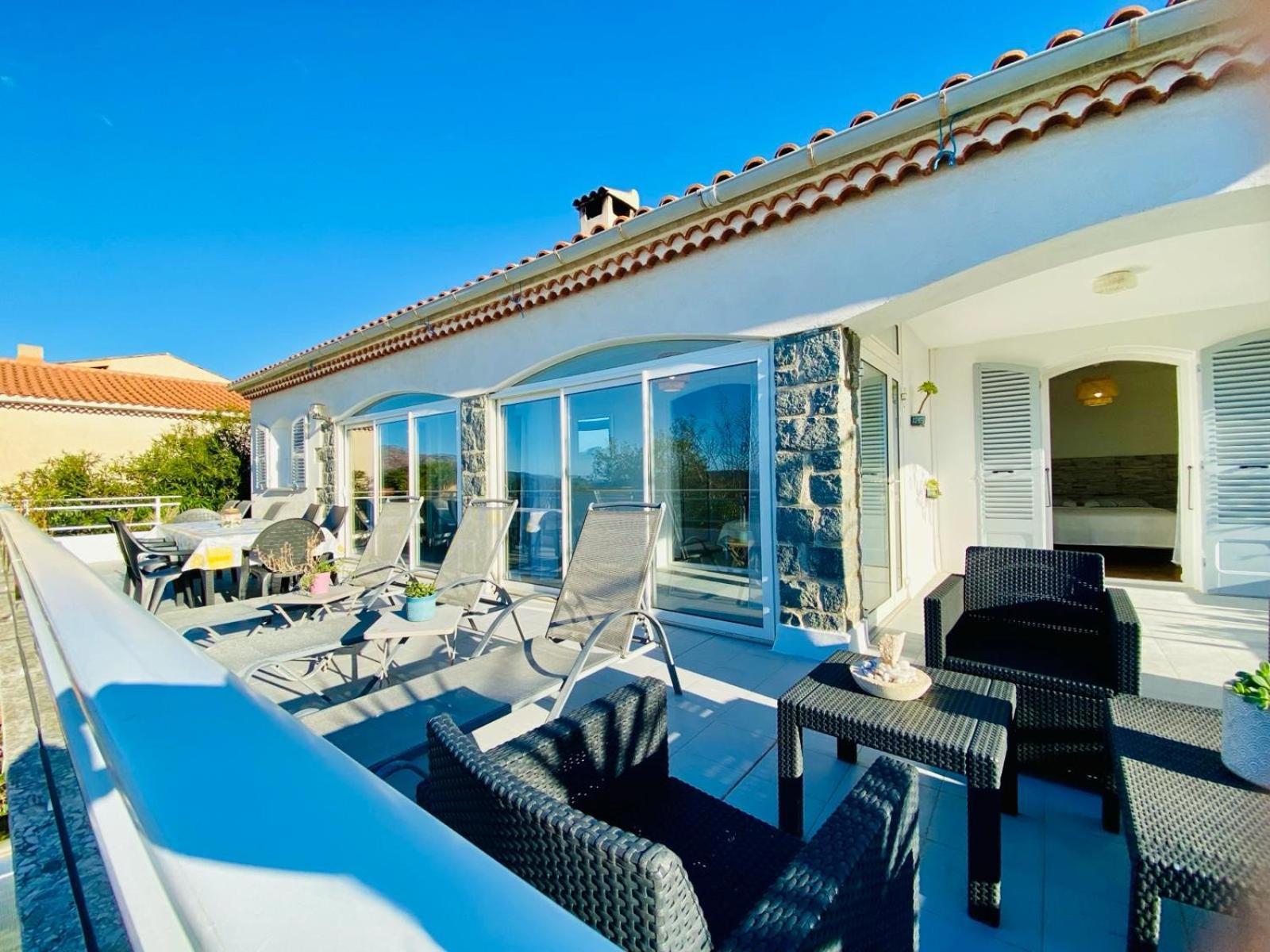 Villa Montalbo Vue Mer De 2 A 10 Personnes Каржез Экстерьер фото